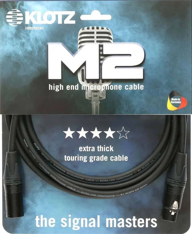Klotz M2FM1-0500 Neutrik XLR XLR 5m Microphone Cable