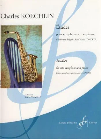 Koechlin : Etudes: Sax Studies (Billaudot)