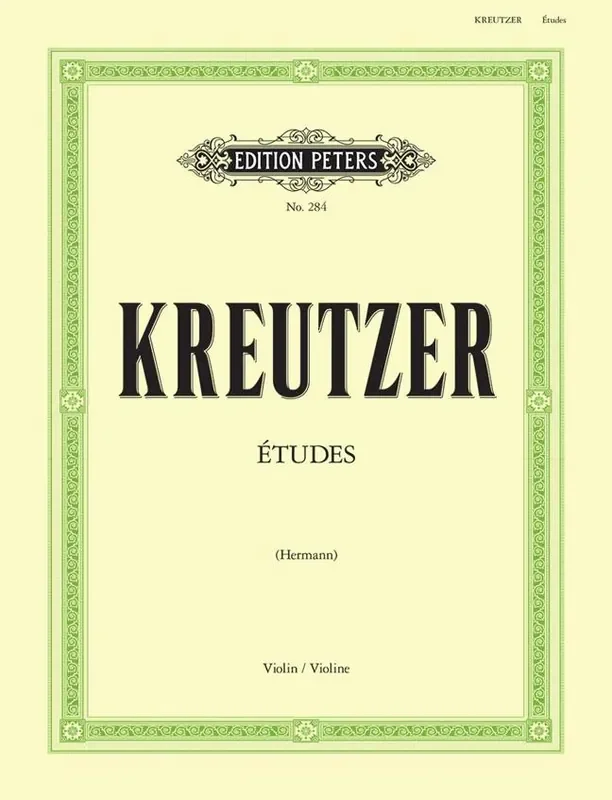 Kreutzer – Etudes (Violin) – Edition Peters