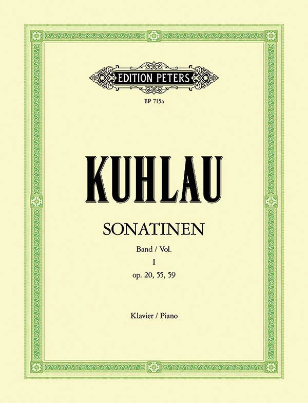 Kuhlau: Sonatinas – Volume 1 (Opp. 20, 55, 59)