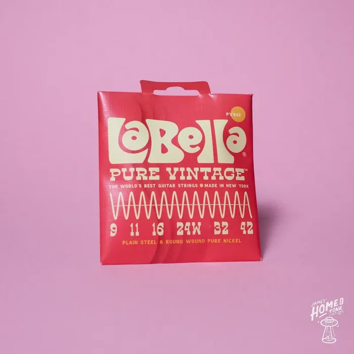 La Bella – Pure Vintage™ Electric Guitar Strings – 9-42
