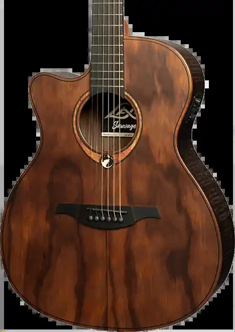 LAG Sauvage Auditorium Left-Handed Cutaway Electro