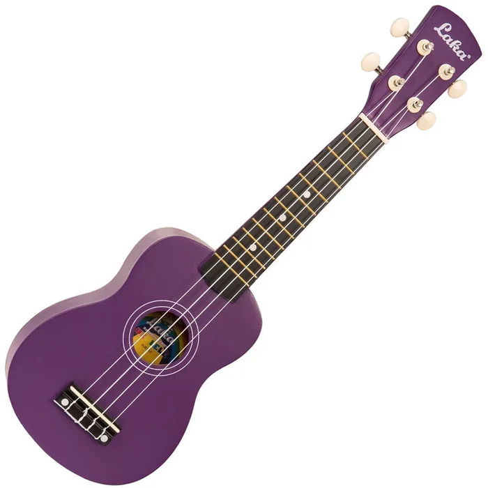Laka Rainbow Series Soprano Ukulele – Violet
