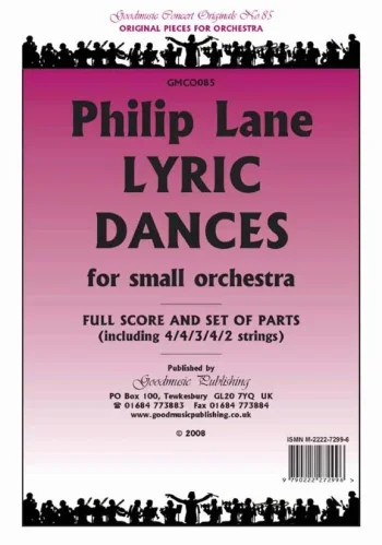 Lane : Lyric Dances: Small Orchestra: Scandparts
