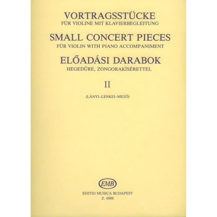 Lanyi & Lenkei – Small Concert Pieces 2