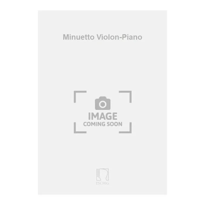 Lechevallier – Minuetto Violon-Piano