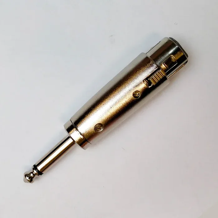 Leem Cable Adaptor (XLR Female – 1/4″ Straight TS) Pk-1