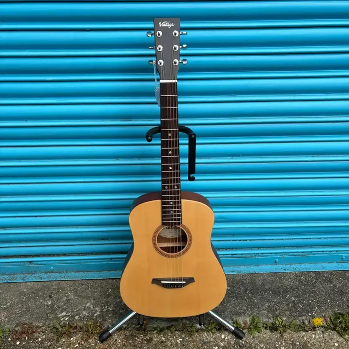 Left Hand Vintage Travel Guitar Inc. Gig Bag LH-VTG100N