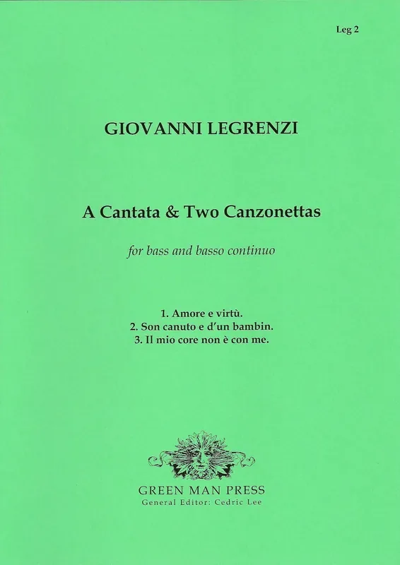 Legrenzi A Cantata and 2 Canzonettas