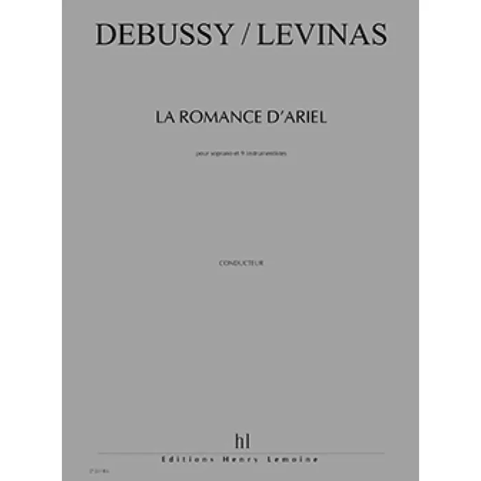 Levinas & Debussy – La romance d’Ariel extr. de Chansons