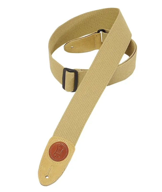 Levy‘s Cotton Guitar Strap (Tan) MSSC8-TAN