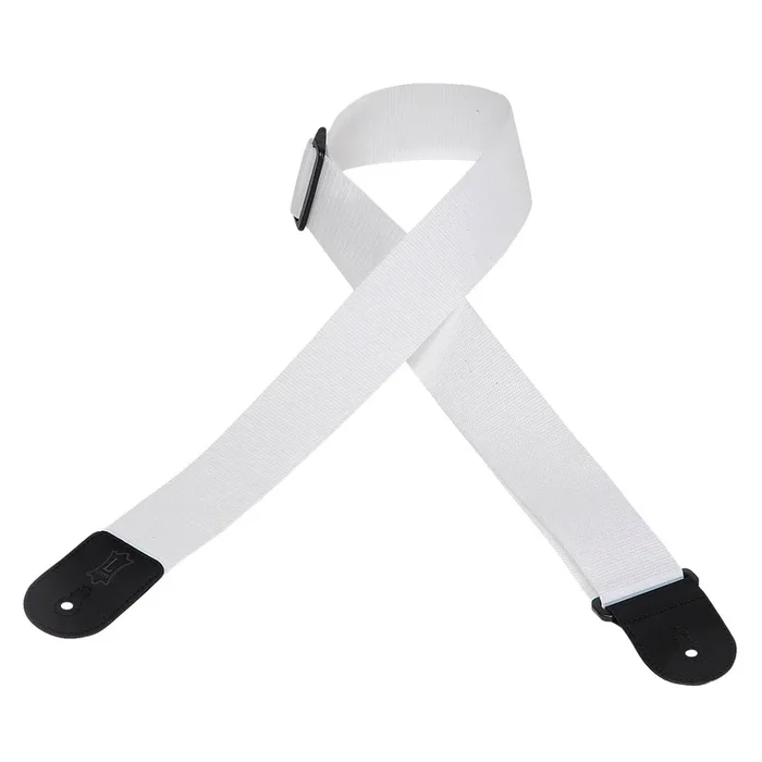 LEVYS M8POLYWHTL 2 ” Polypropylene Guitar Strap, White
