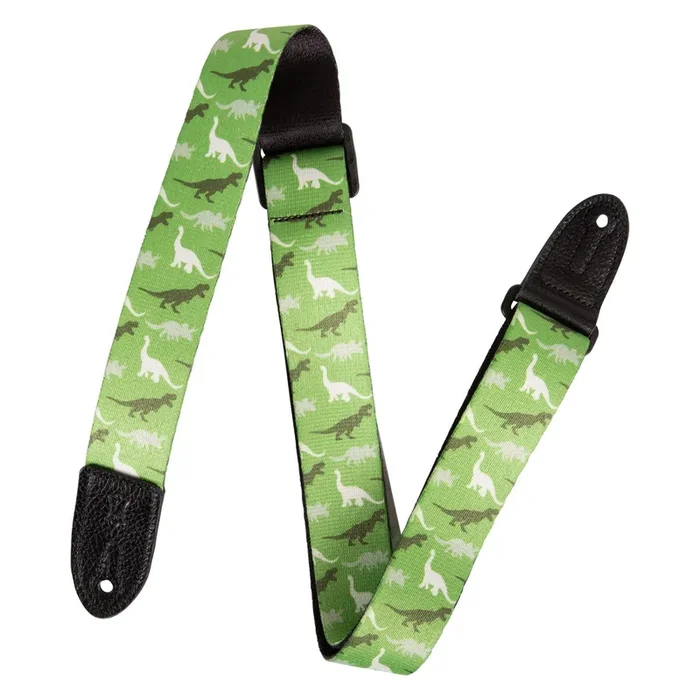 LEVYS MPJR003 1.5 ” Kids Guitar Strap, Dinosaur Camo