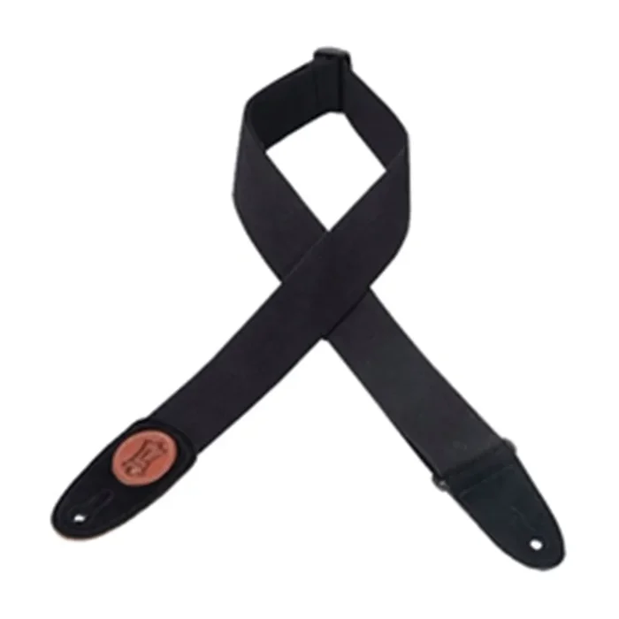 LEVYS MSSC4BLK 3 ” Black Cotton Bass Guitar Strap