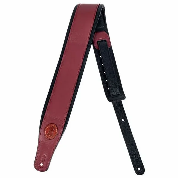 Levys Pad. Garm. Leather Strap 3″BRG