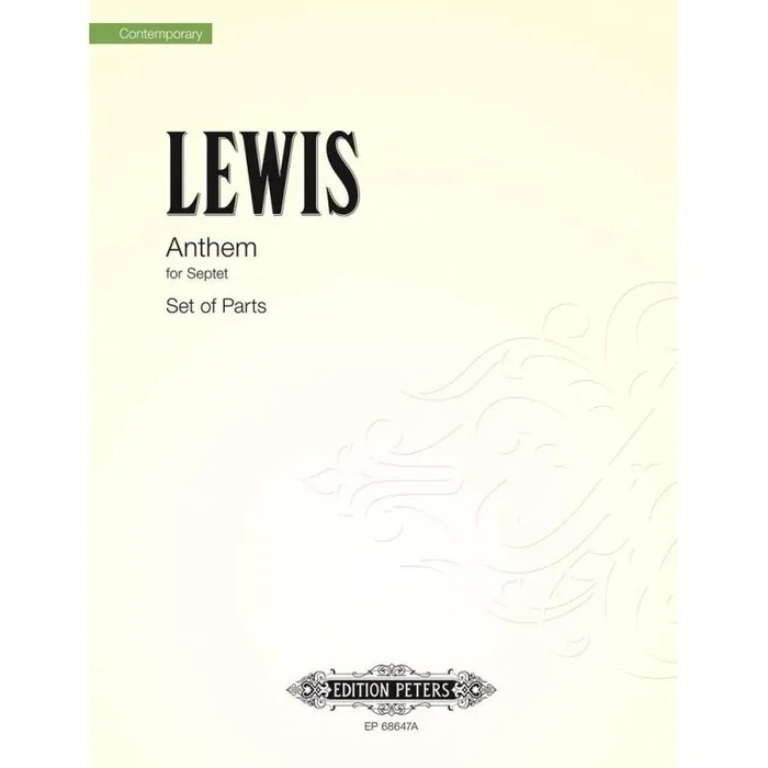 Lewis, George – Anthem (set of parts)