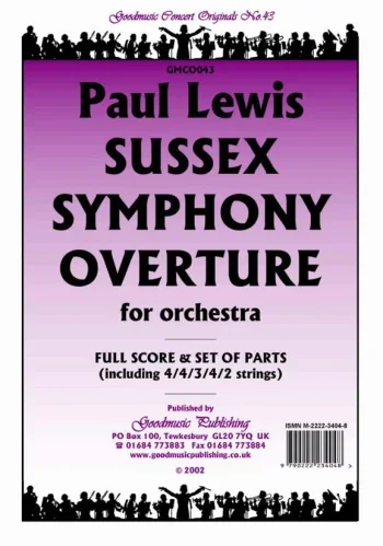 Lewis : Sussex Symphony Overture Orchestra Score And Parts