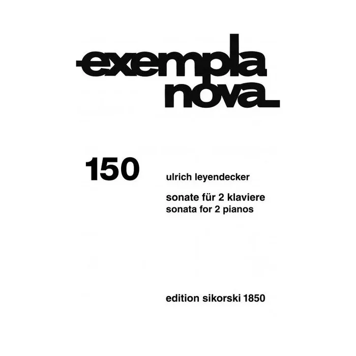 Leyendecker, Ulrich – Sonate 150