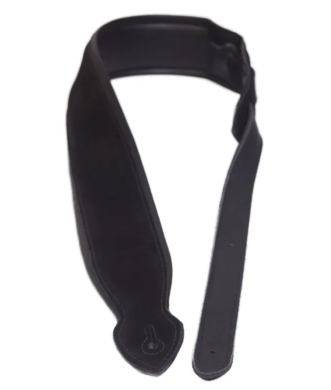 LG X-Long Deluxe Softy Black Guitar Strap