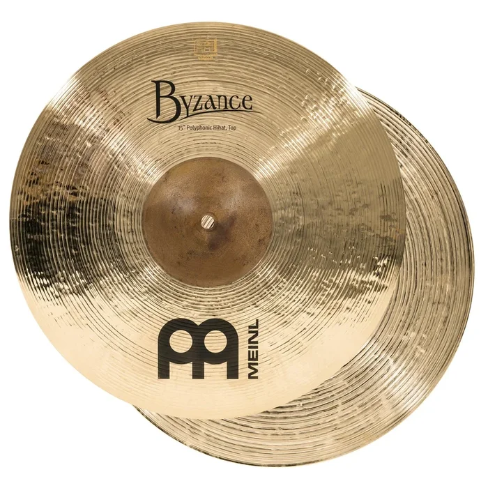 ~LIMITED EDITION~ Meinl B15POH-B Byzance Brilliant 15 ” Polyphonic Hi-Hat Pair Cymbals