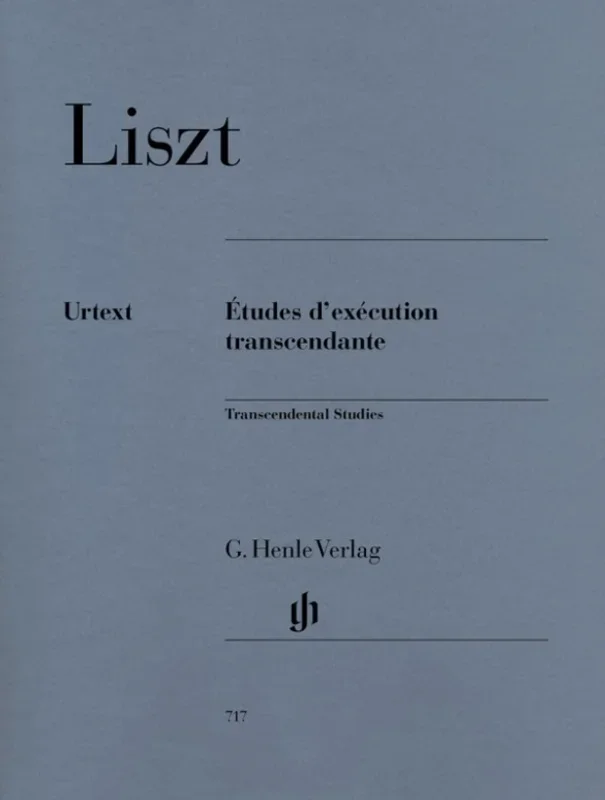 Liszt – Transcendental Etudes Urtext (Softcover Book)