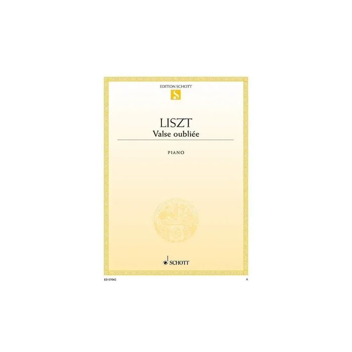 Liszt, Franz – Valse oubliée