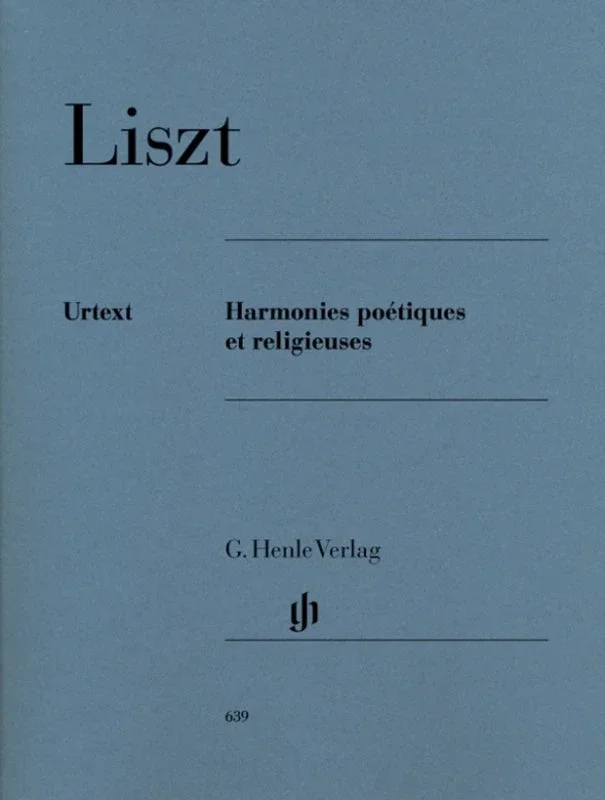Liszt: Harmonies Poetiques et Religieuses Piano Solo