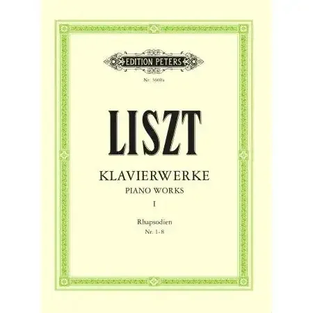 Liszt Piano Works Vol 1, Hungarian Rhapsodies Nos.1-8