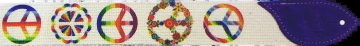Lm Products Miss Alexis Series Peace Guitar Strap
