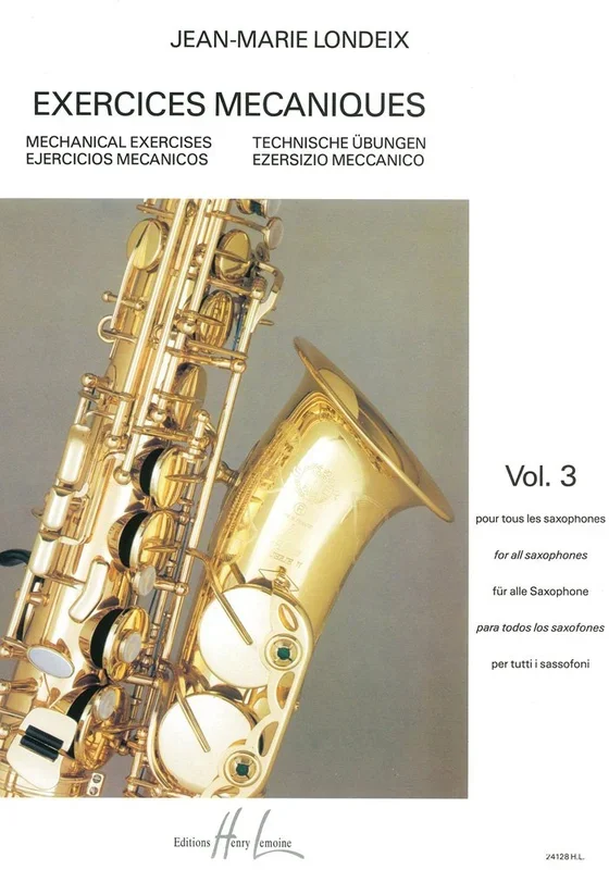 Londeix: Exercices mécaniques – Volume 3