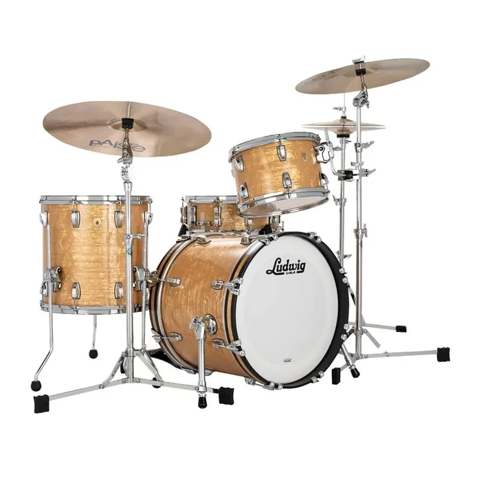 Ludwig Classic Maple Drum Kit Shell Pack, Aged Onyx