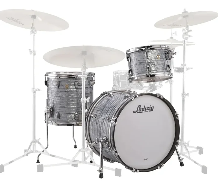 Ludwig Classic Maple Drum Kit Shell Pack, Sky Blue Pearl