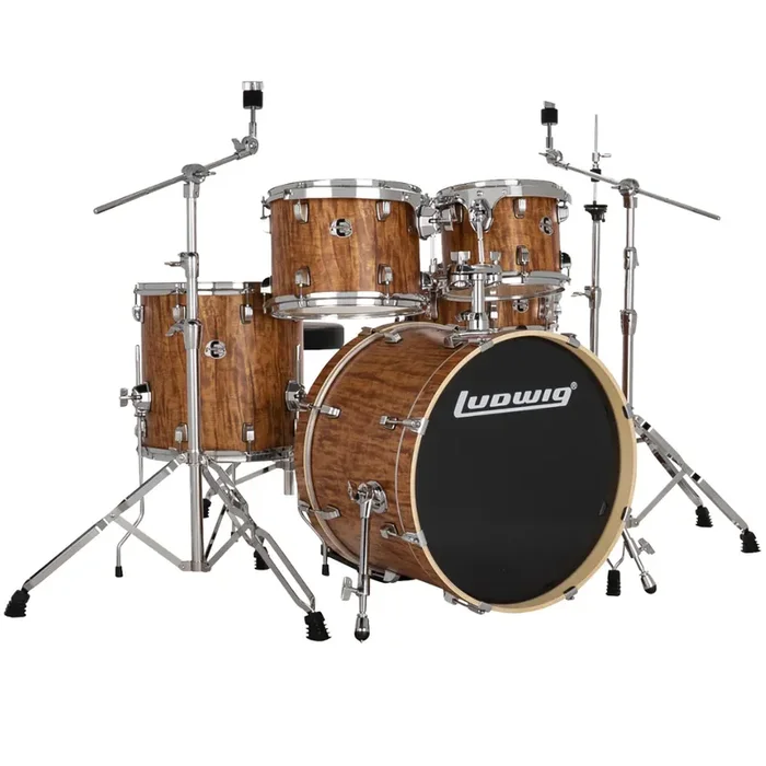 Ludwig Evolution Downbeat Drum Kit Shell Pack 5pc 20/22″ – Cherry