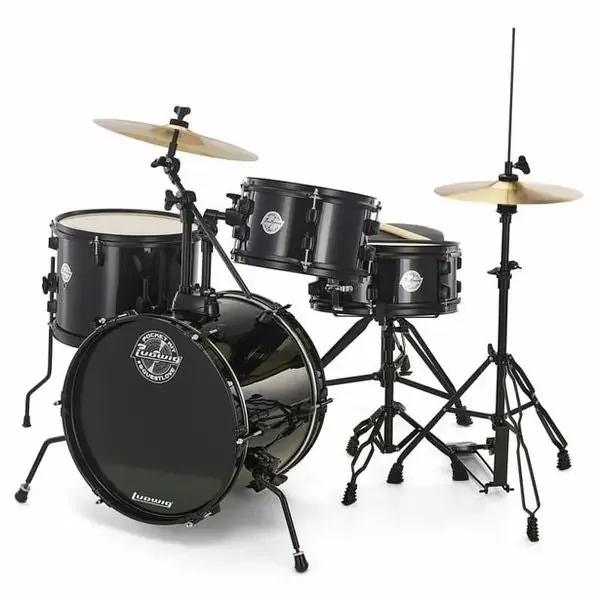 Ludwig Questlove Pocket Drum Kit Black Junior