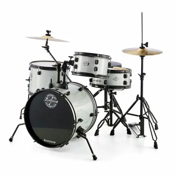 Ludwig Questlove Pocket Drum Kit Silver Junior