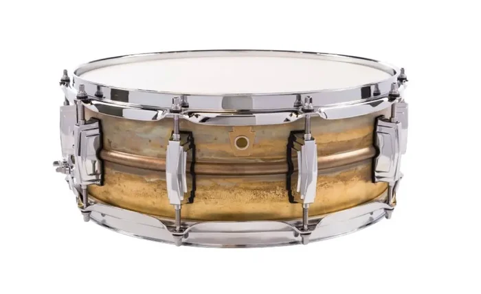 Ludwig Raw Brass Supraphonic Snare Drum 14 x 5″