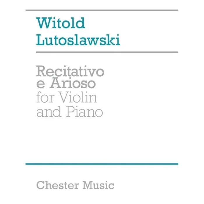 Lutoslawski, Witold – Recitativo & Arioso