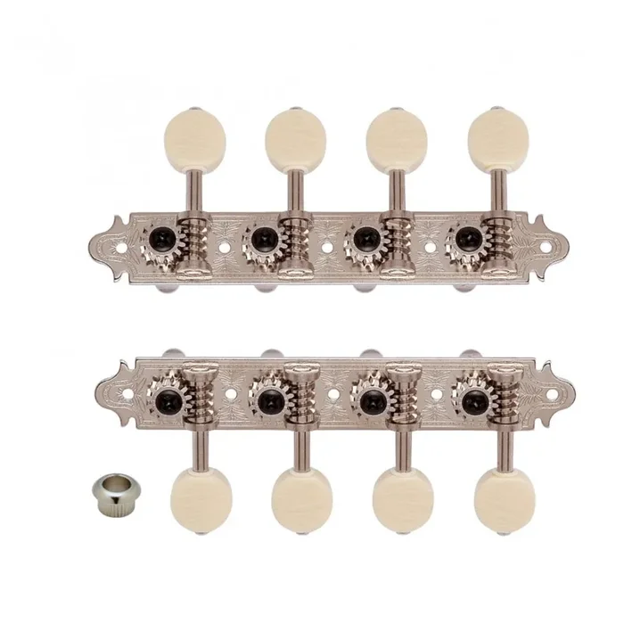 MA40 A-Style Mandolin Machine heads with MM Buttons, 14 1 Gear Ratio