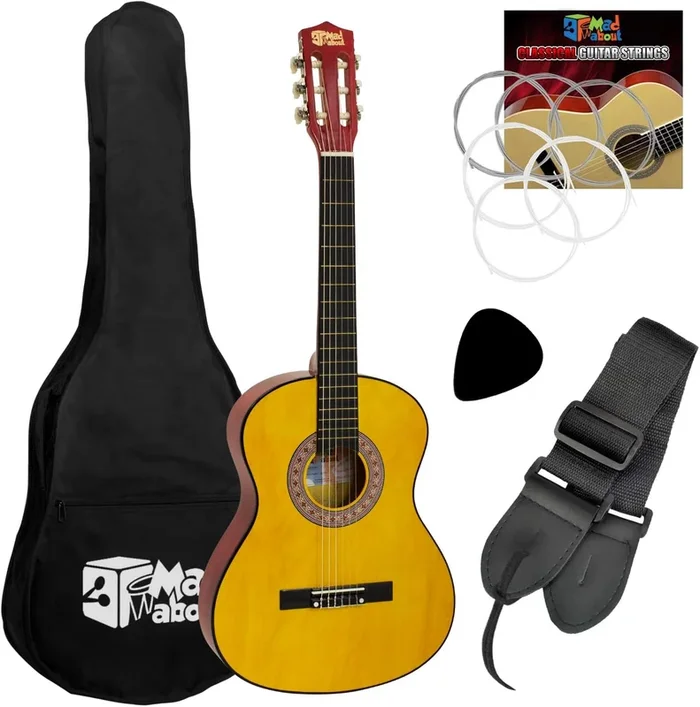 Mad About Left-Handed Classical Spanish Guitar Pack (3/4), Left Handed