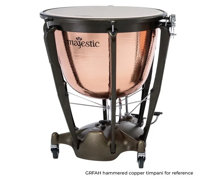 Majestic Symphonic Grand 26 ” Hammered Copper Timpani With Hand Fine Tuner