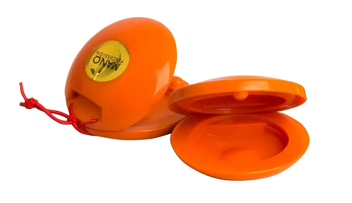 Mano Percussion Finger Castanets – Orange