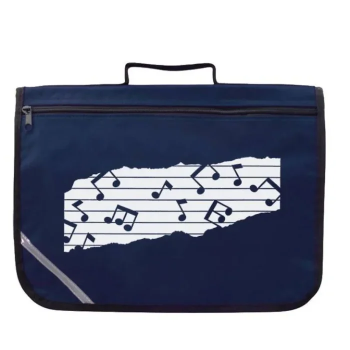 Mapac: Music Bag Excel – Music Notes (Navy)