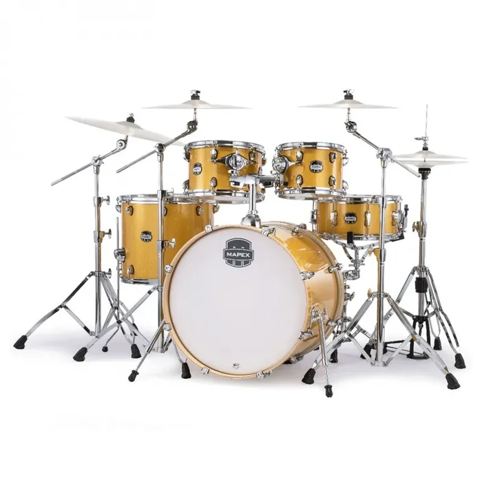 Mapex Mars Birch “Rock” Drum Kit Shell Pack – Sunflower Sparkle