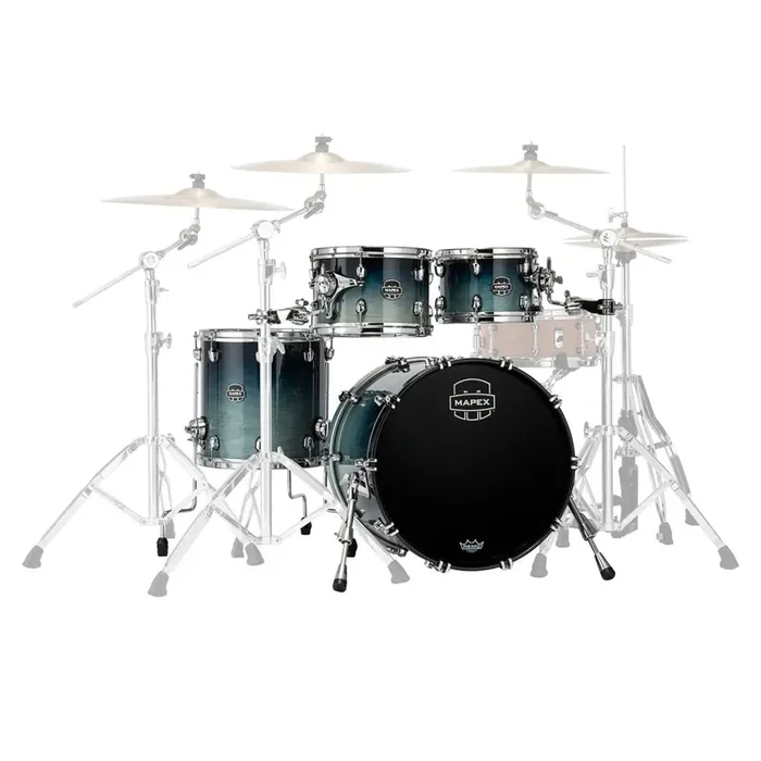 Mapex Saturn Drum Kit Shell Pack – Teal Blue Fade