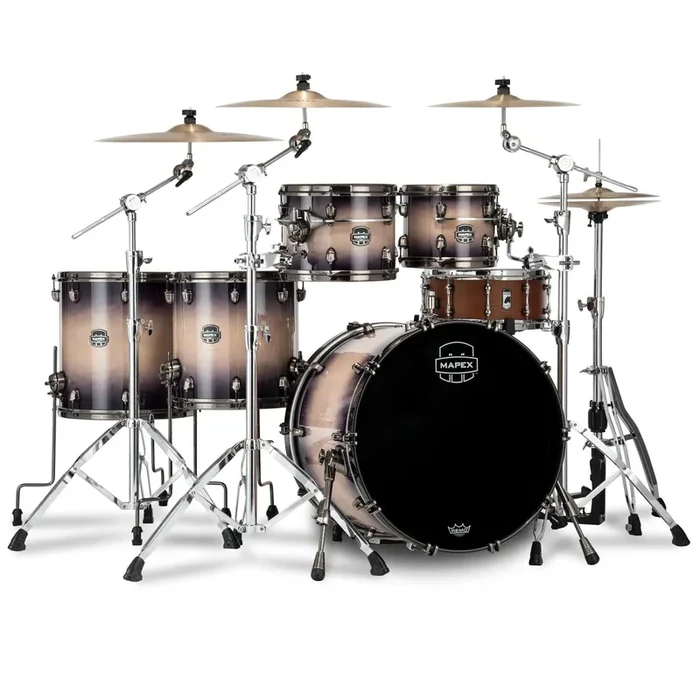 Mapex Saturn Evolution Studioease Drum Kit Shell Pack 6pc 22″ – Exotic Violet Burst