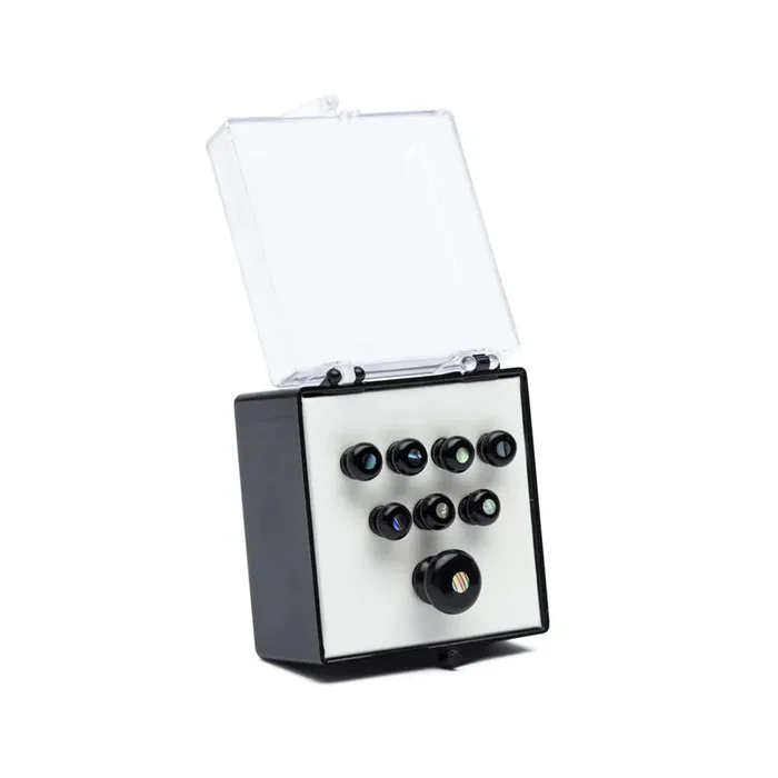 Martin 18APP42 Pearl Inlaid Bridge & Endpins, Black, Set of 8