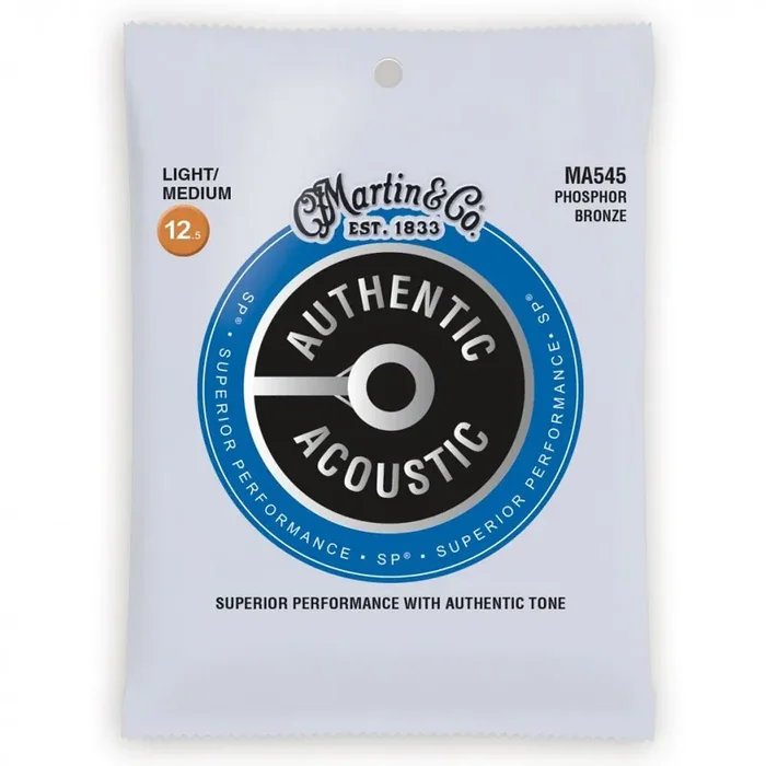 Martin Authentic Acoustic SP Phosphor Bronze 12.5-55 Acoustic Guitar Strings