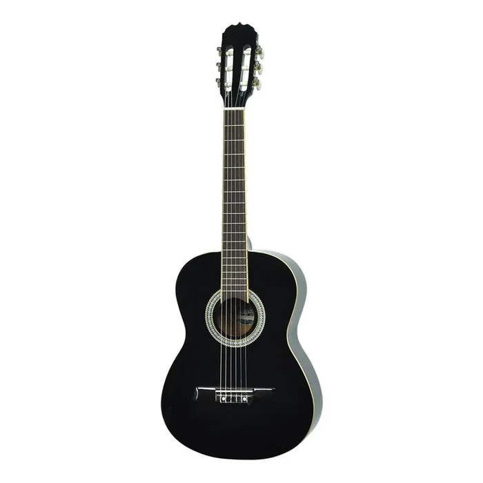 Martinez 3/4 Size Beginner Classical Guitar (Black)