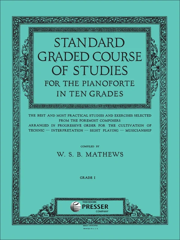 Mathews: Standard Graded Course of Studies – Grade 1