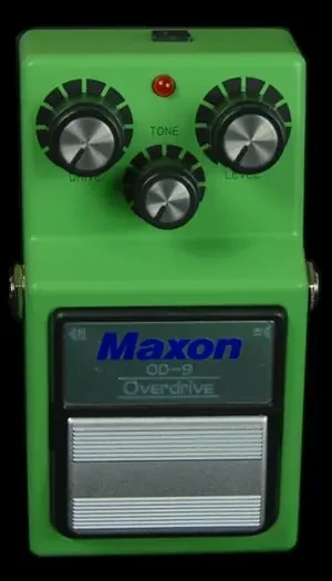 Maxon OD-9 Overdrive Pedal Classic Tone and Premium Distortion